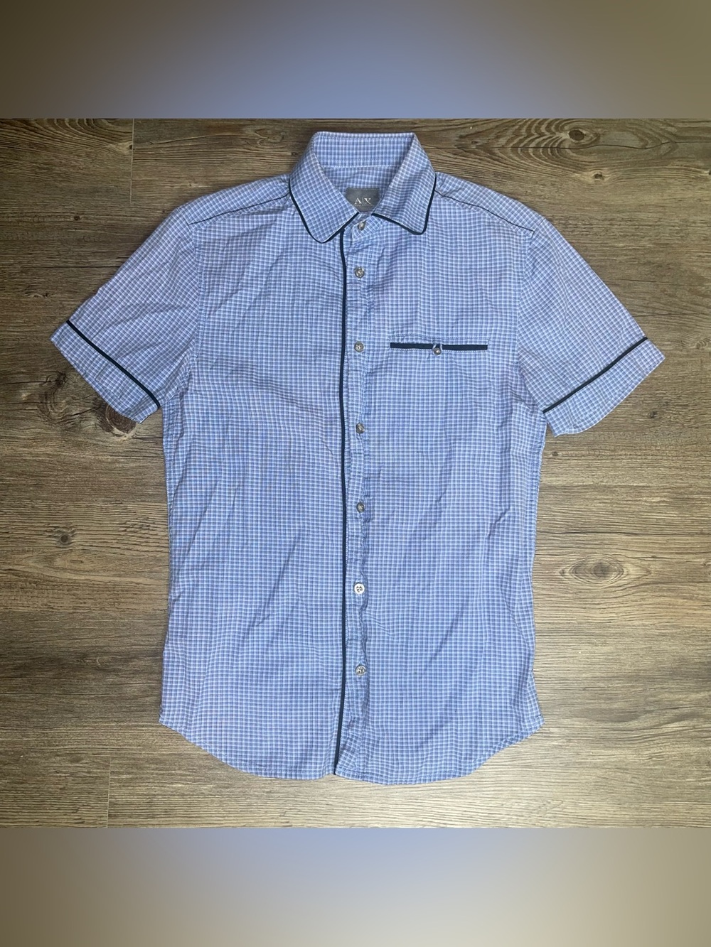 Armani Exchange Shirt XS Button Down Preppy Quiet Luxury Collegiate Business